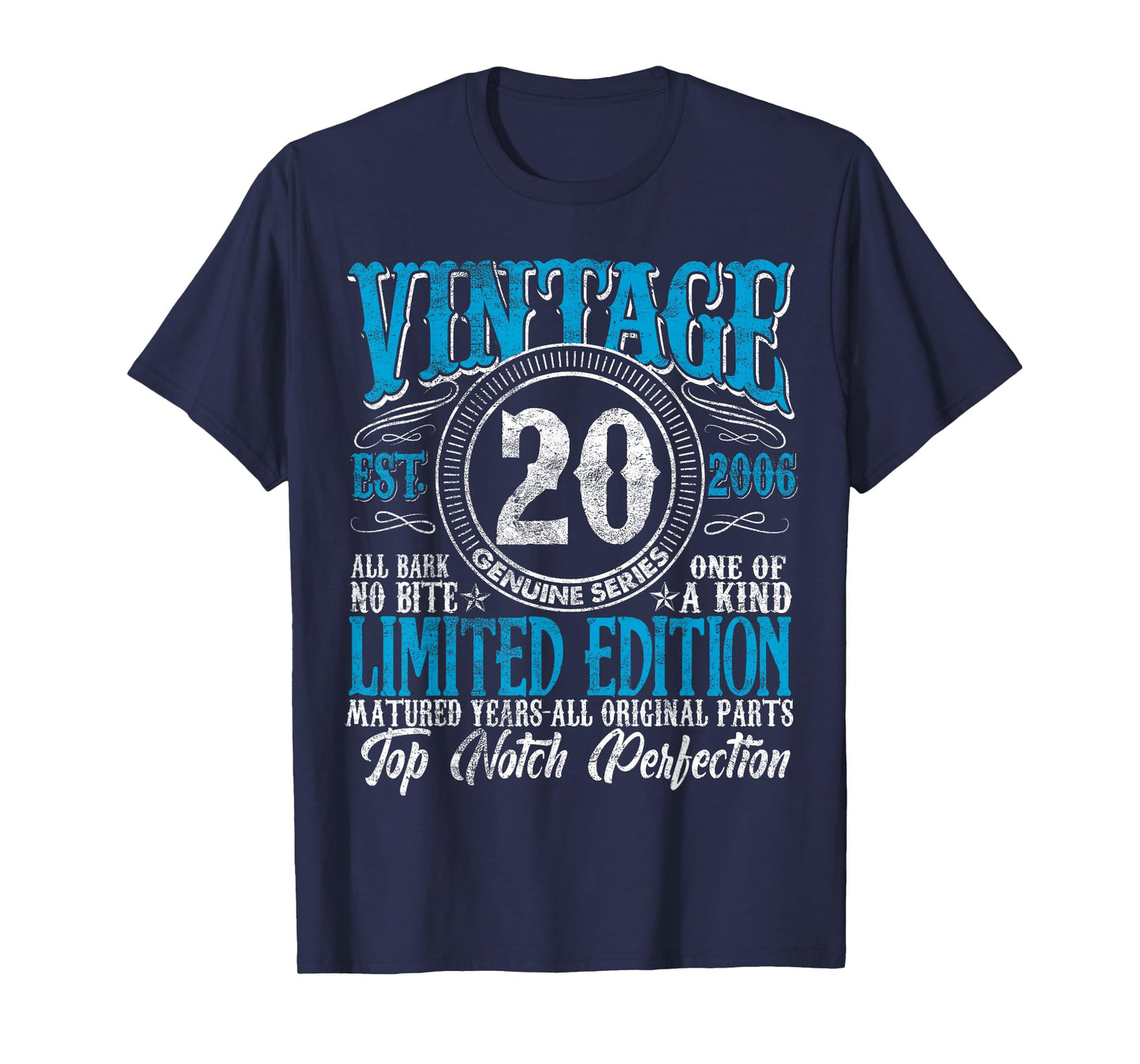 20 Year Old Gifts Vintage 2006 Limited Edition 20th Birthday T-Shirt