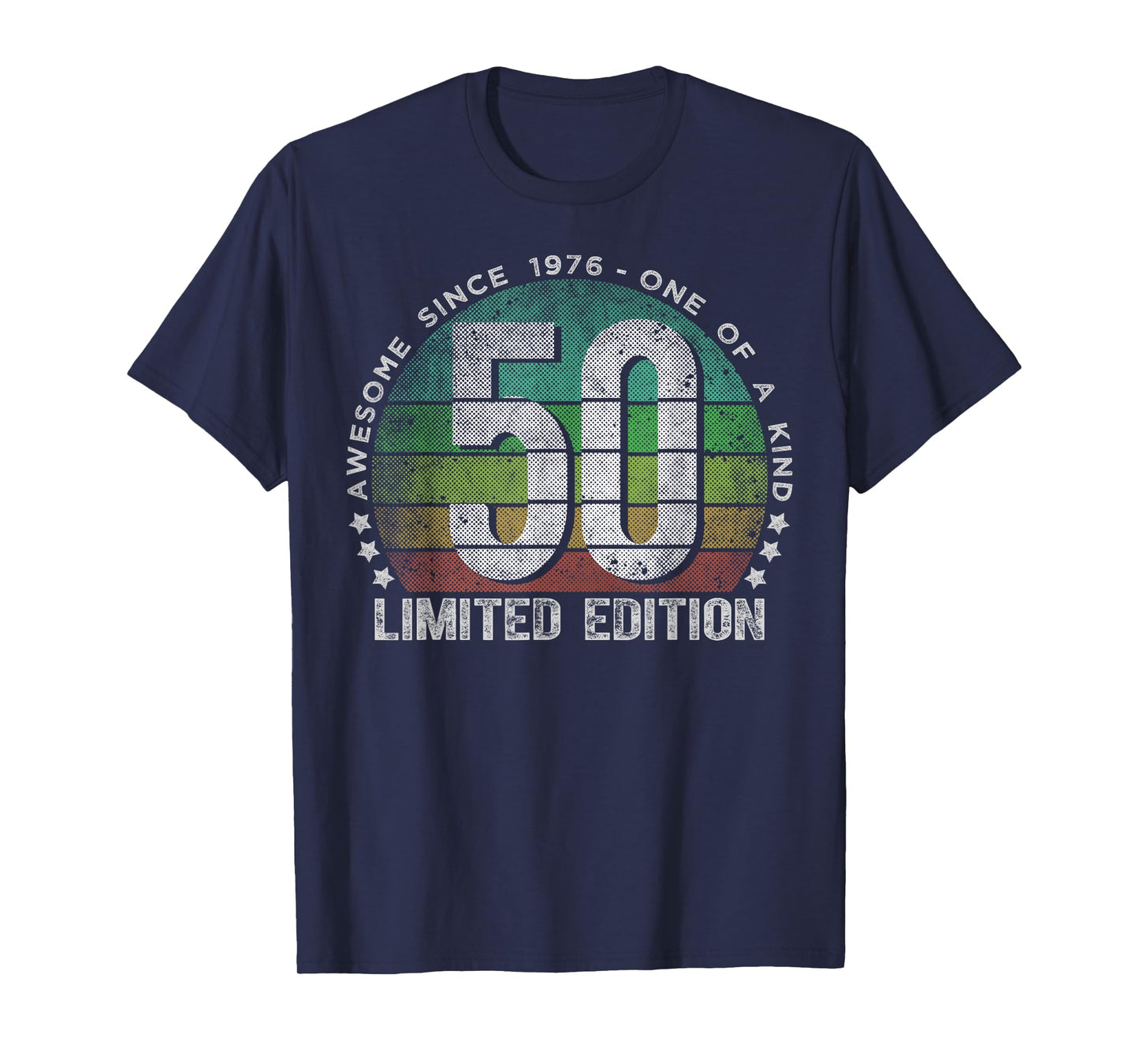50 Year Old Gifts Vintage 1976 Limited Edition 50th Birthday T-Shirt