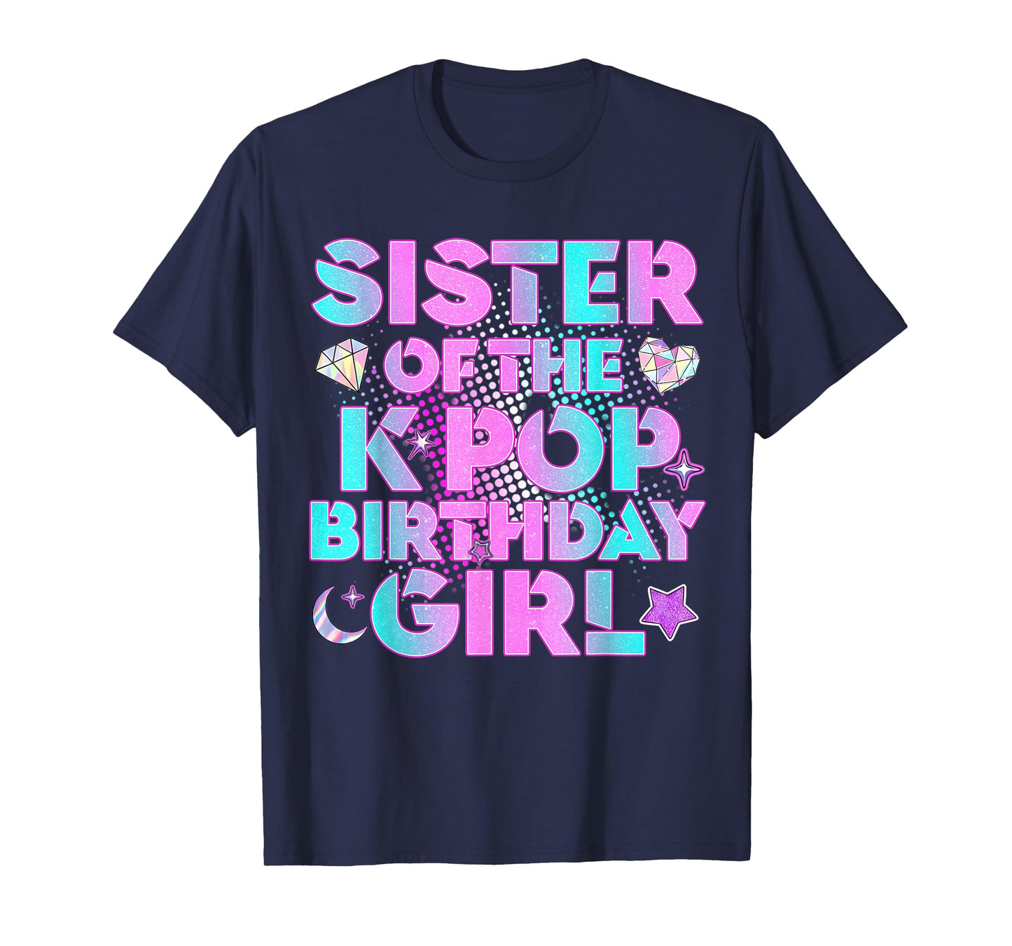 Sis of The K-Pop Birthday Girl Matching Family Big Sis Kids T-Shirt