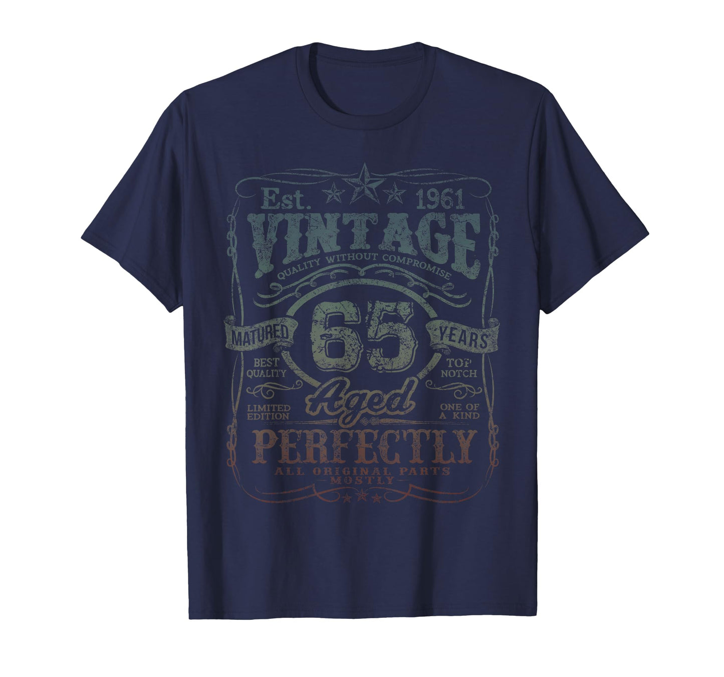 Vintage 1961 Limited Edition Shirt 65 Year Old 65th Birthday T-Shirt