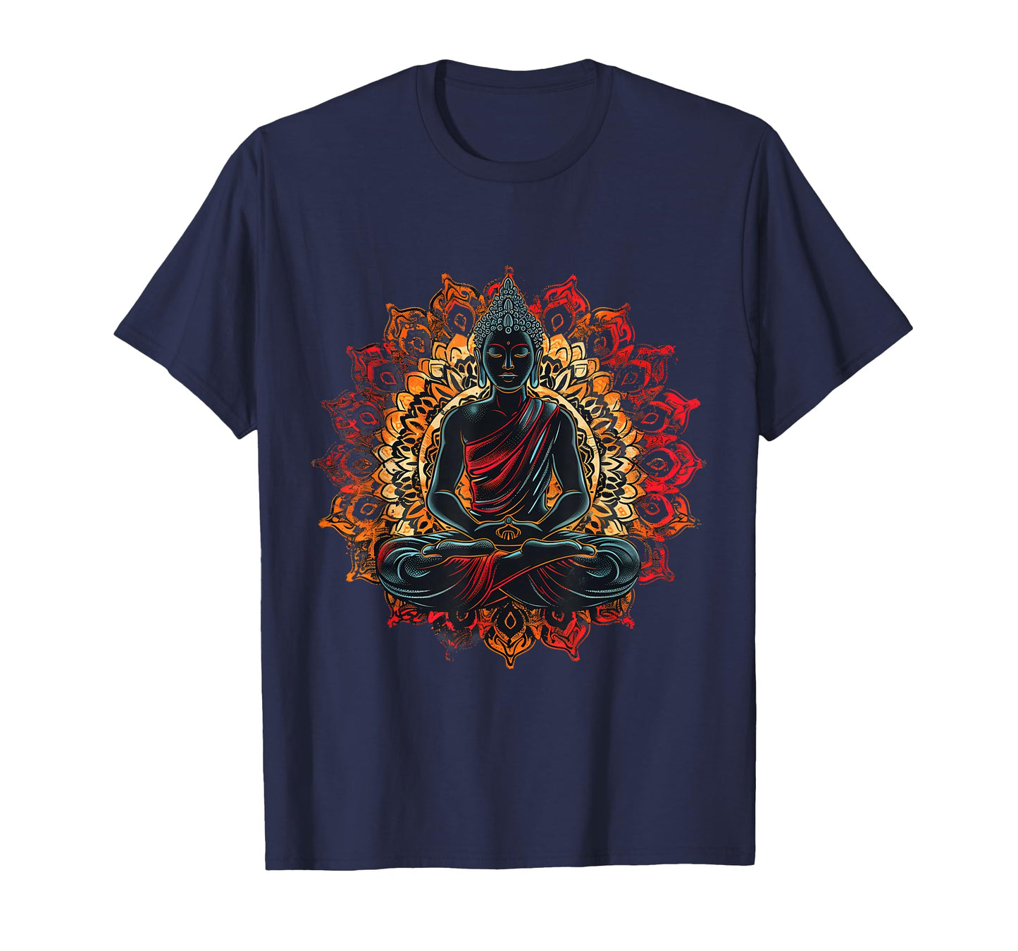 Meditation Hindu Zen Buddha Mandala Spiritual Buddhist T-Shirt