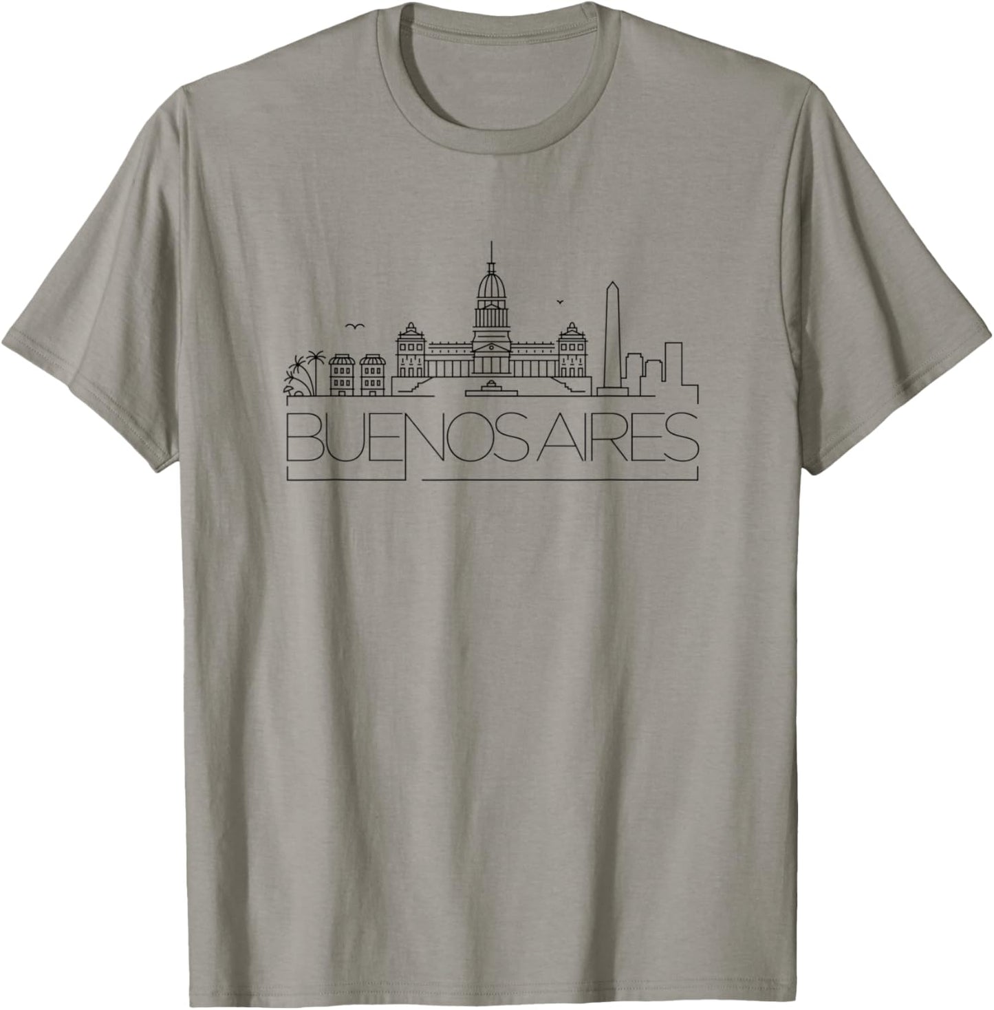 Buenos Aires Skyline T-Shirt - T-Shirt | Sand