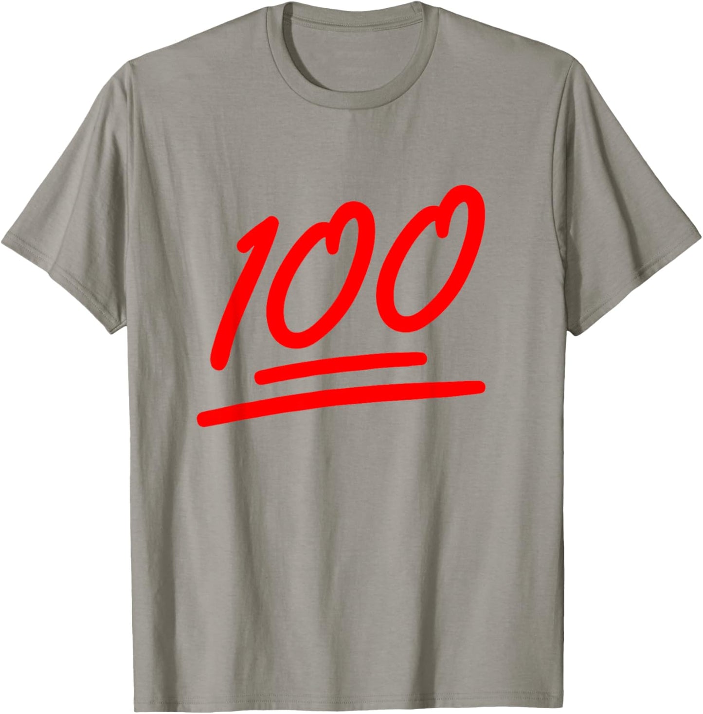 100 Emote Funny 100 Emoticon Art Fun Cool 100 Days Of School T-Shirt - T-Shirt | Sand