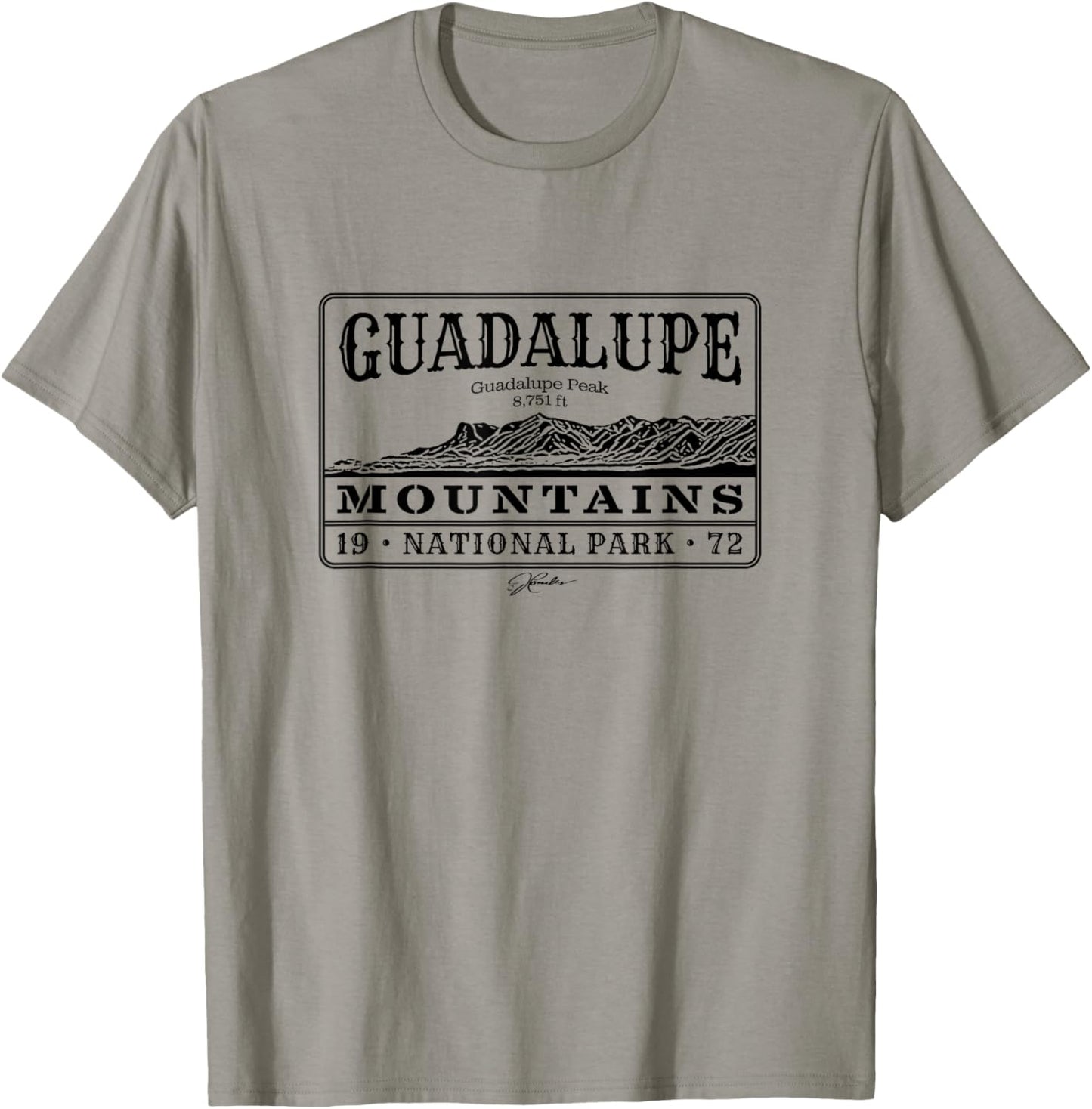 JCombs: Guadalupe Mountains National Park, Texas T-Shirt - T-Shirt | Sand