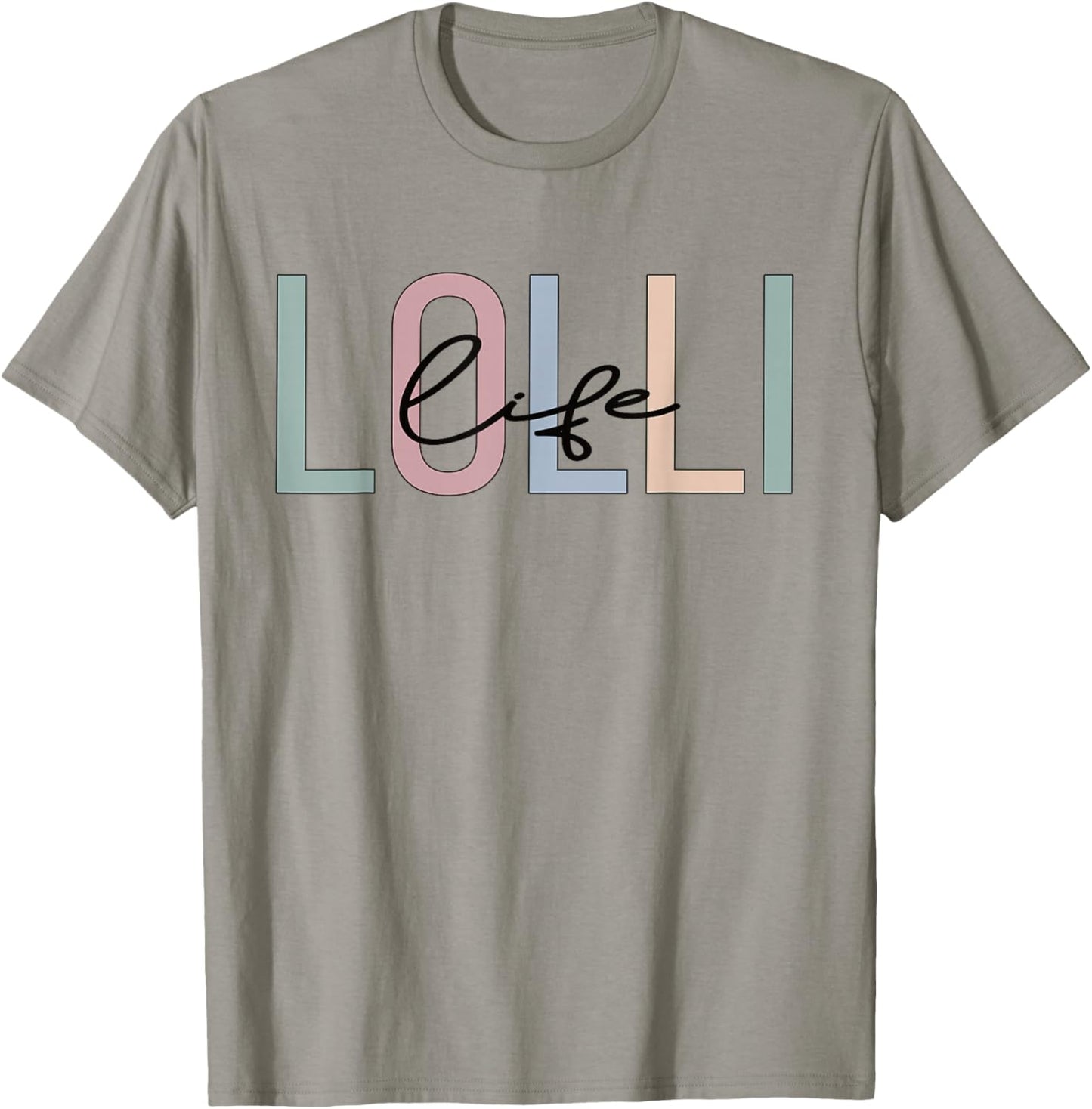 Lolli Life Lolli Grandma Boho Lolli Grandmother T-Shirt - T-Shirt | Sand