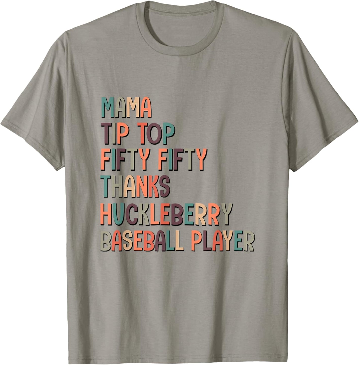 Mama Tip Top Fifty Thanks Huckleberry Neuro Nurse Stroke T-Shirt - T-Shirt | Sand