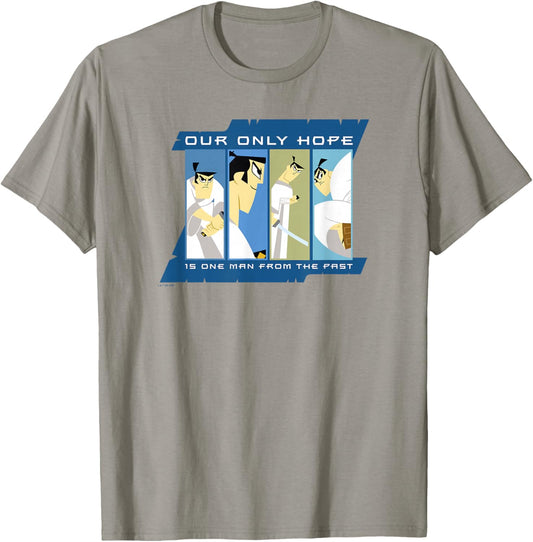 Samurai Jack Our Only Hope Is One Man From The Past T-Shirt - T-Shirt | Sand