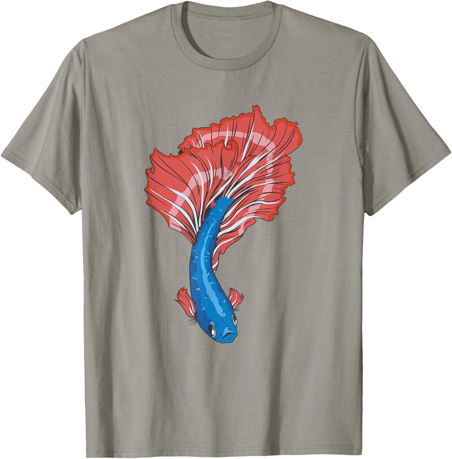 Betta Fish Swimming Fishes T-Shirt - T-Shirt | Sand