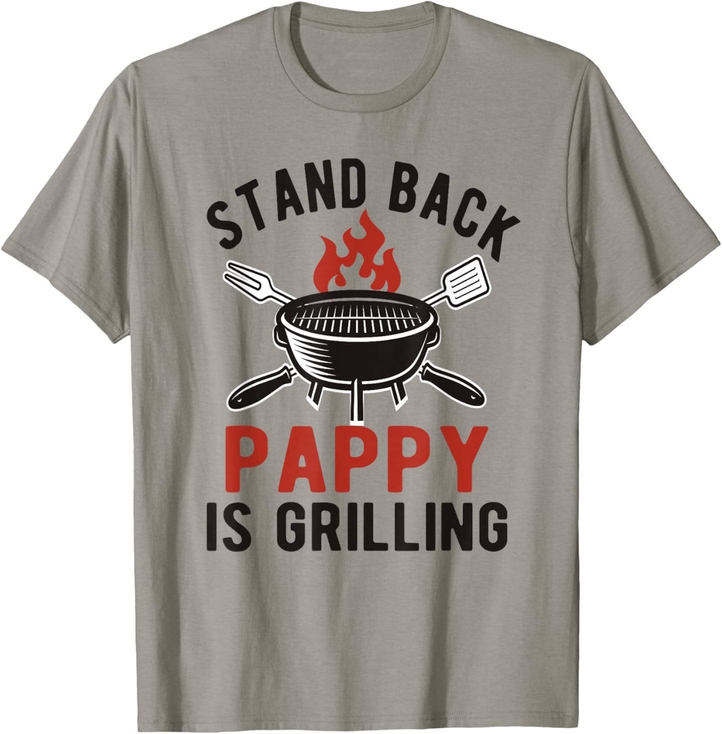 Funny Grilling Pappy BBQ Pappy Grandpa T-Shirt - T-Shirt | Sand