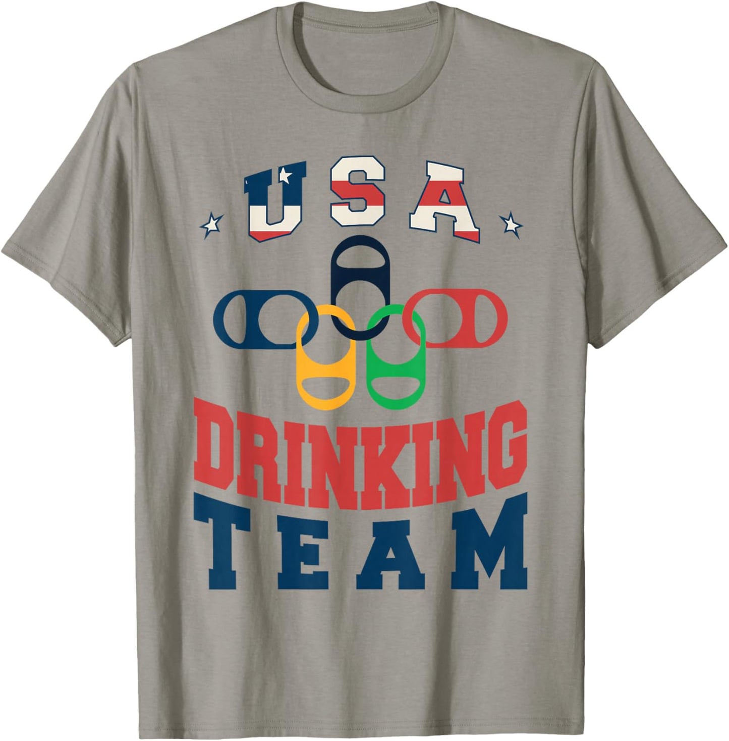Merica Funny USA Drinking Team Patriotic USA America T-Shirt - T-Shirt | Sand