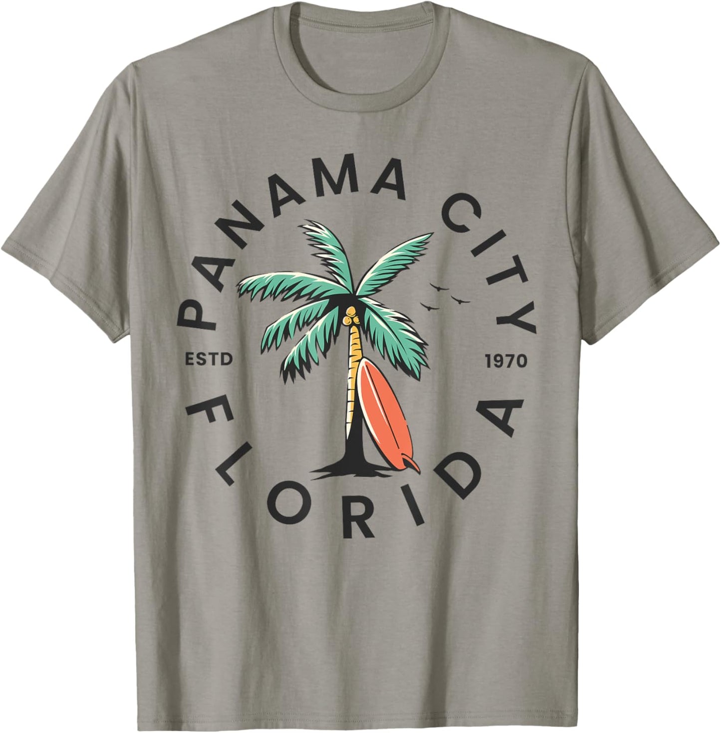 Panama City Florida Beach Surf Summer Vacation Women Kids T-Shirt - T-Shirt | Sand