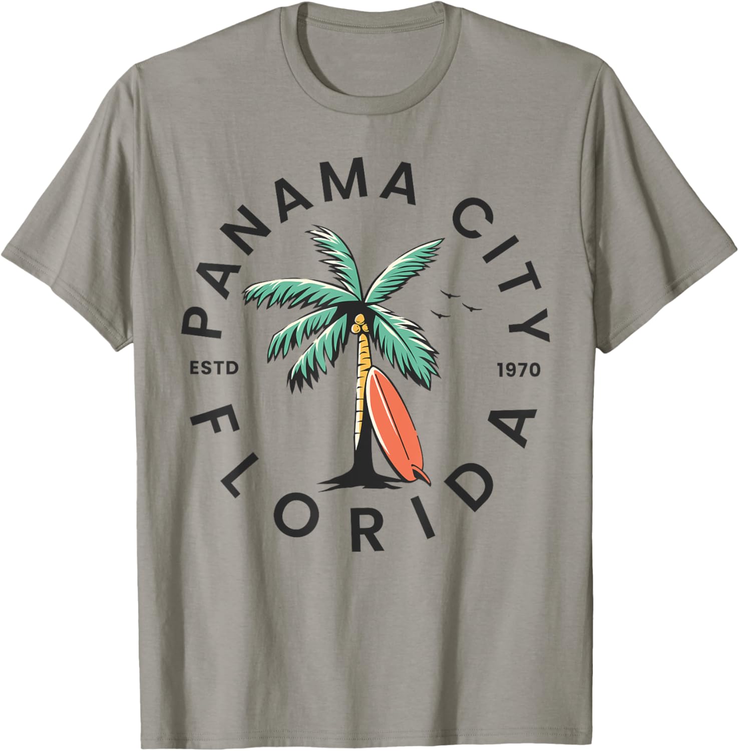 Panama City Florida Beach Surf Summer Vacation Women Kids T-Shirt - T-Shirt | Sand