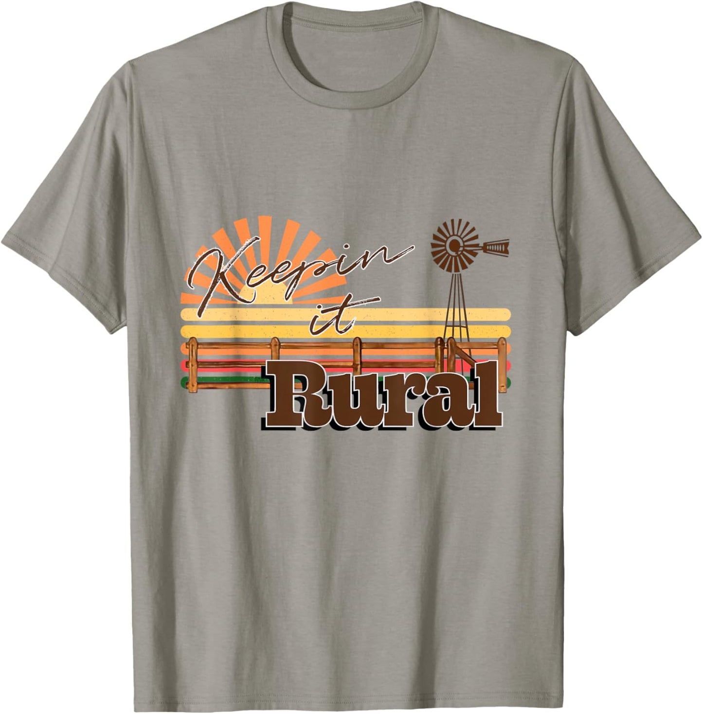 Keeping it Rural - agriculture farming T-Shirt - T-Shirt | Sand