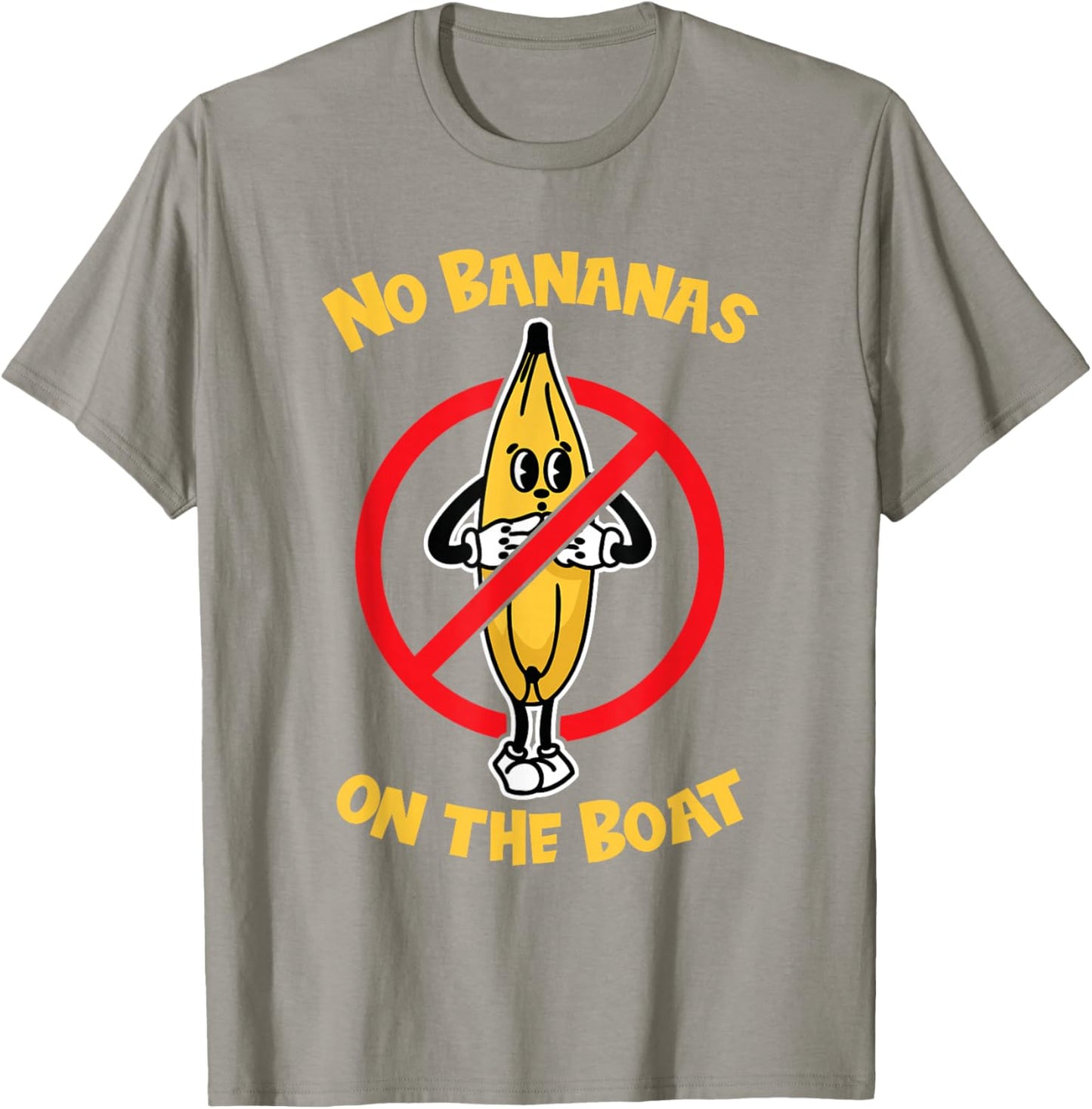 No Bananas on the Boat T-Shirt - T-Shirt | Sand