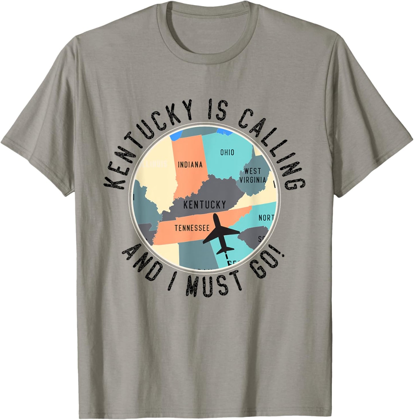 Kentucky Is Calling And I Must Go Kentucky State T-Shirt - T-Shirt | Sand