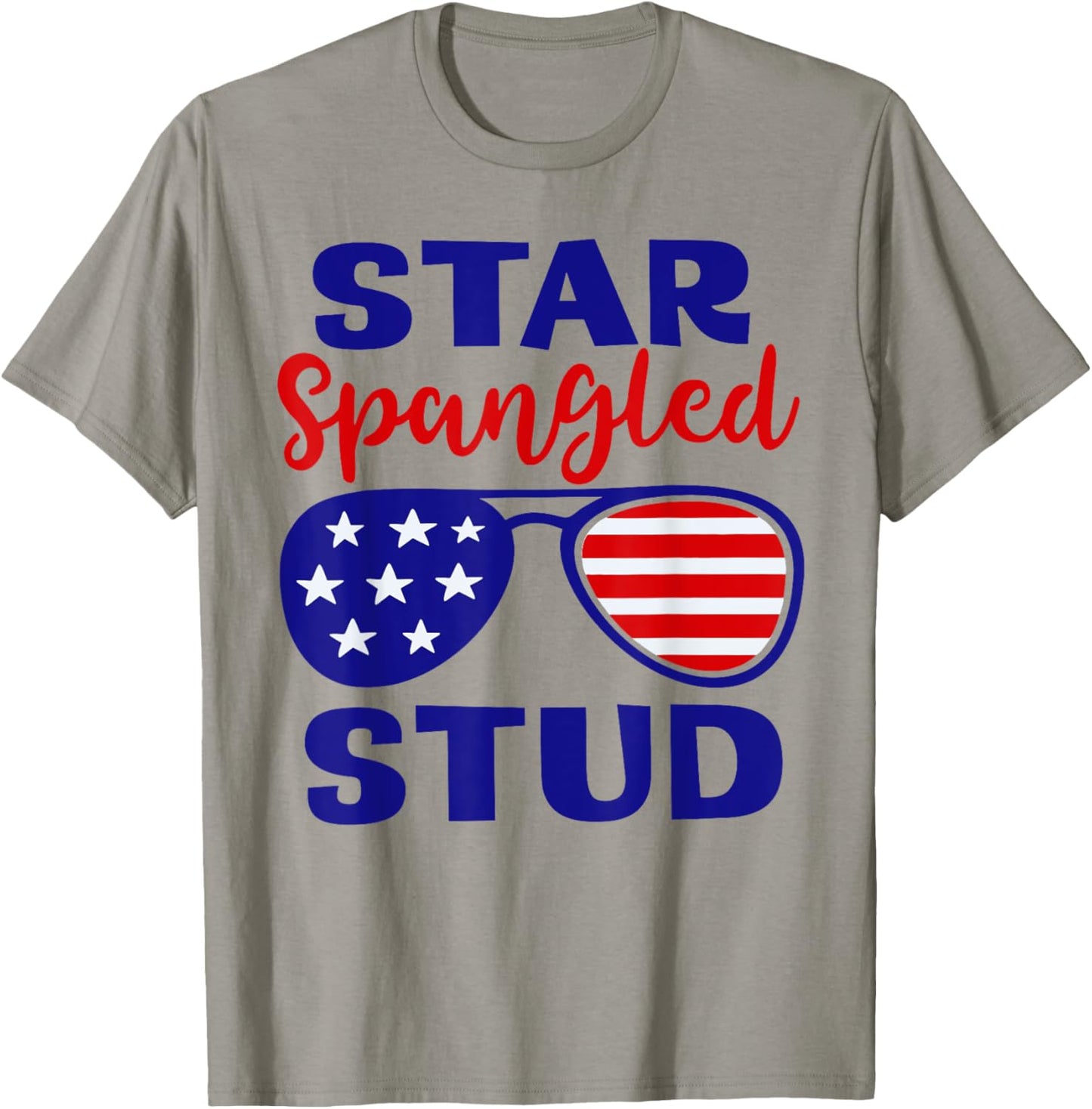 Star Spangled Stud T-Shirt - T-Shirt | Sand