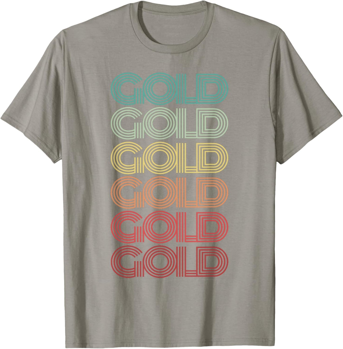 Retro Team GOLD Summer Camp War Game Sports Color 70's Women Kids T-Shirt - T-Shirt | Sand