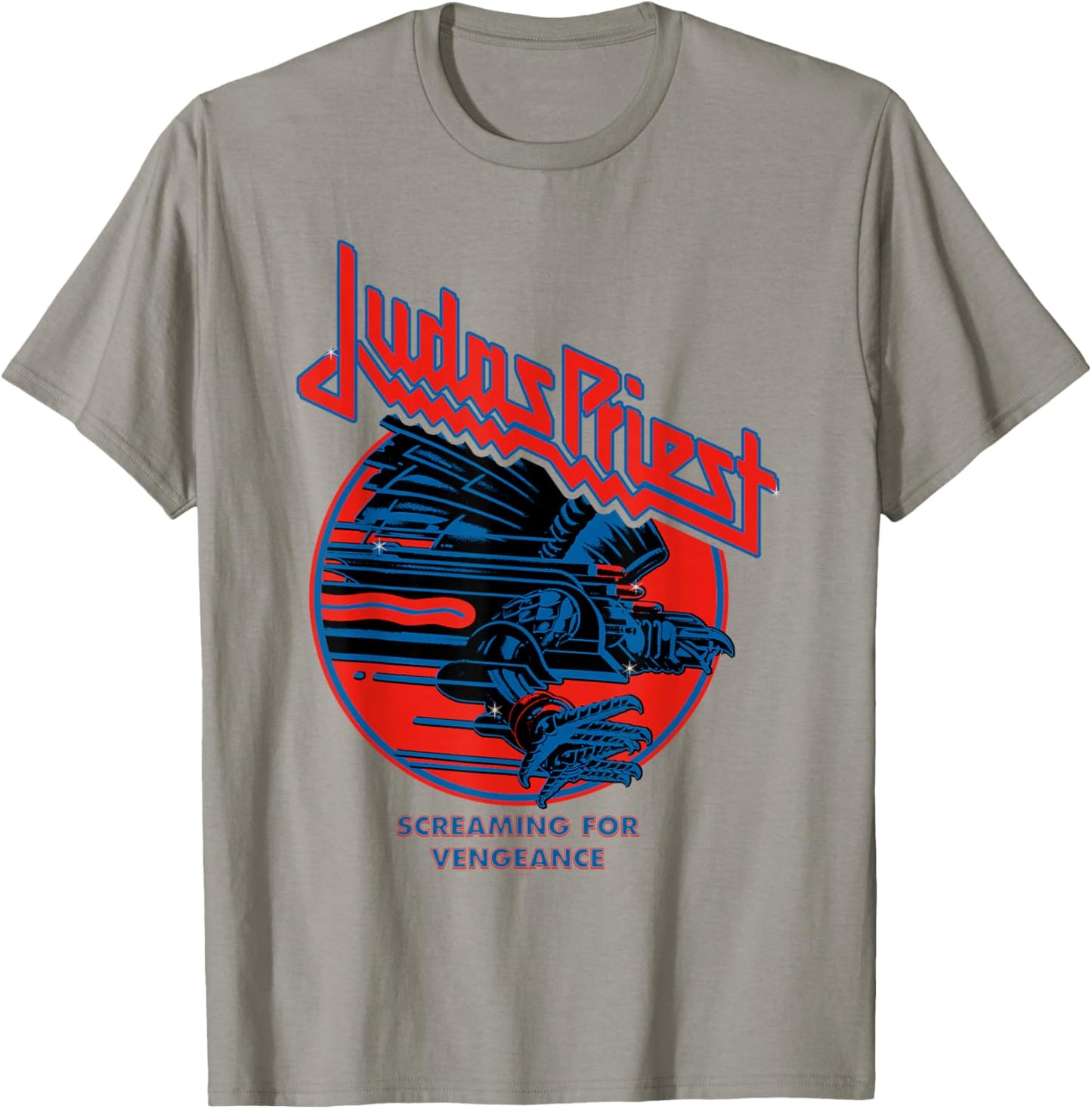 Judas Priest - Blue Eagle Screaming For Vengeance T-Shirt - T-Shirt | Sand