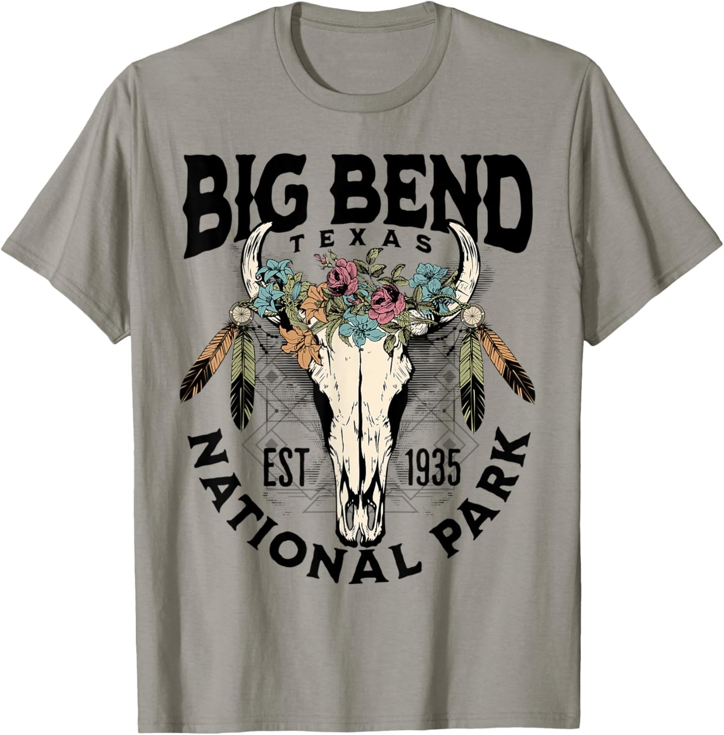 Big Bend National Park Texas Nature Outdoors T-Shirt - T-Shirt | Sand