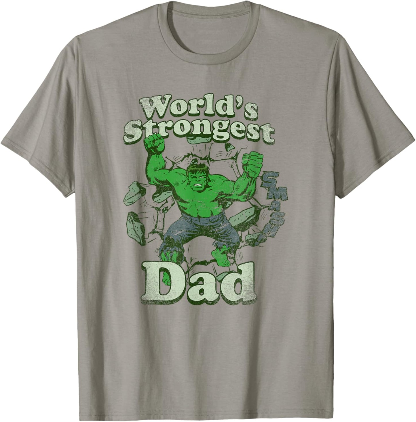 Marvel Father's Day Hulk World's Strongest Dad T-Shirt - T-Shirt | Sand