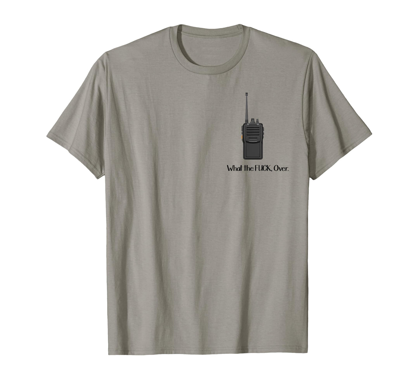 What The Fuck Over Walkie Talkie Icon T-Shirt