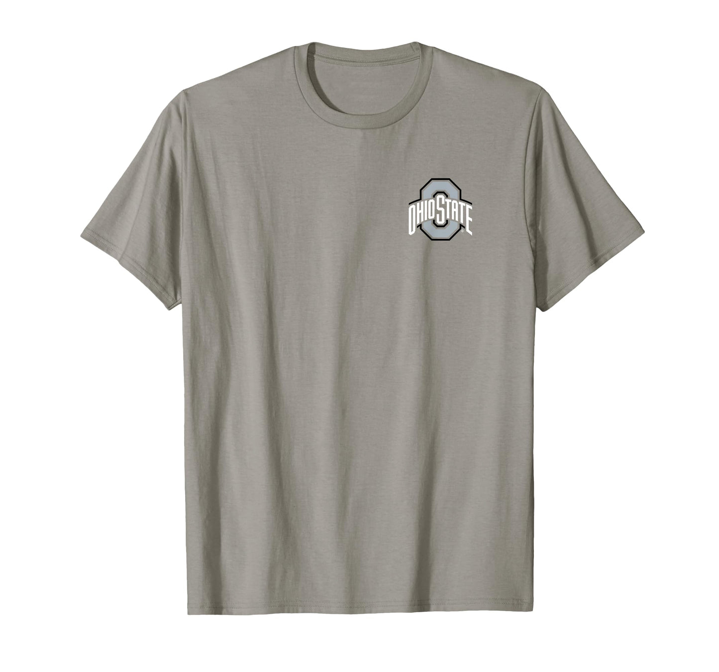 Ohio State Buckeyes Front/Back Brutus Red T-Shirt