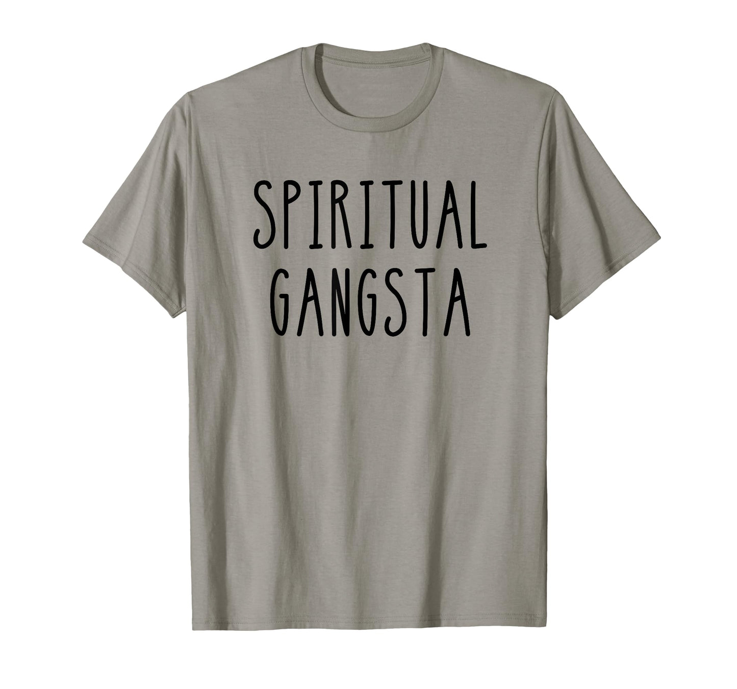 Mens Womens Yogi Funny Yoga Spiritual Gangsta T-Shirt T-Shirt