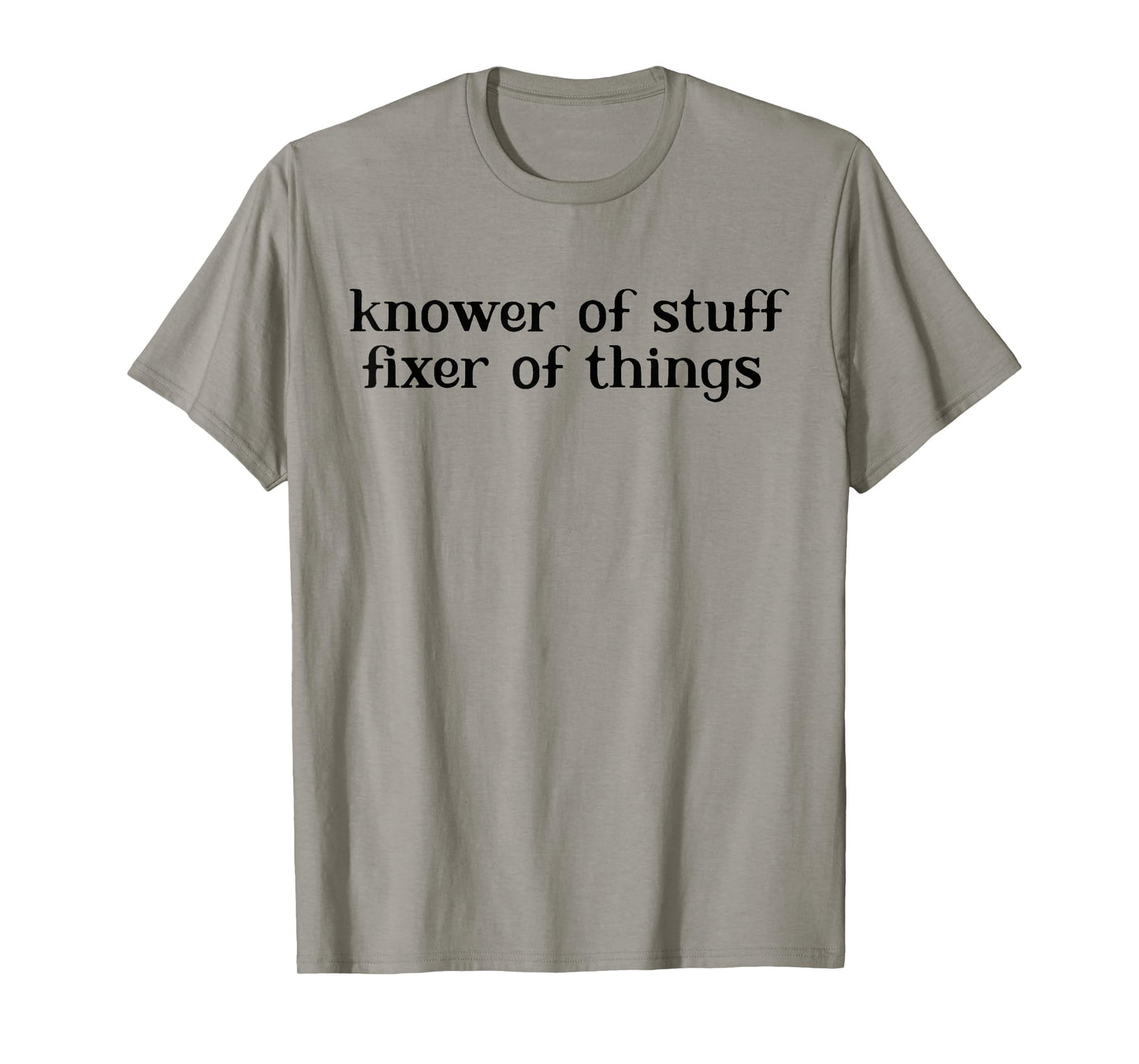 Vintage Retro Knower of Stuff Fixer of Things Funny T-Shirt