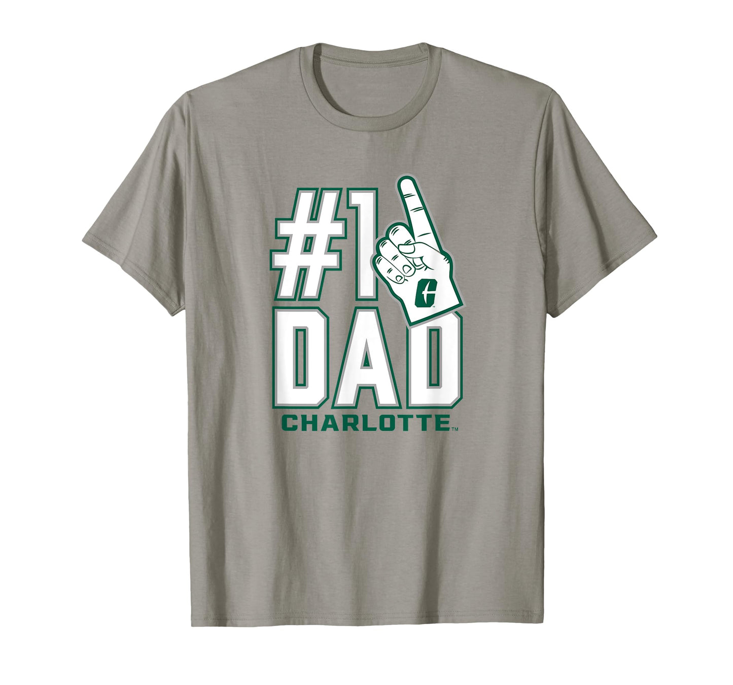 UNC Charlotte 49ers #1 Dad T-Shirt