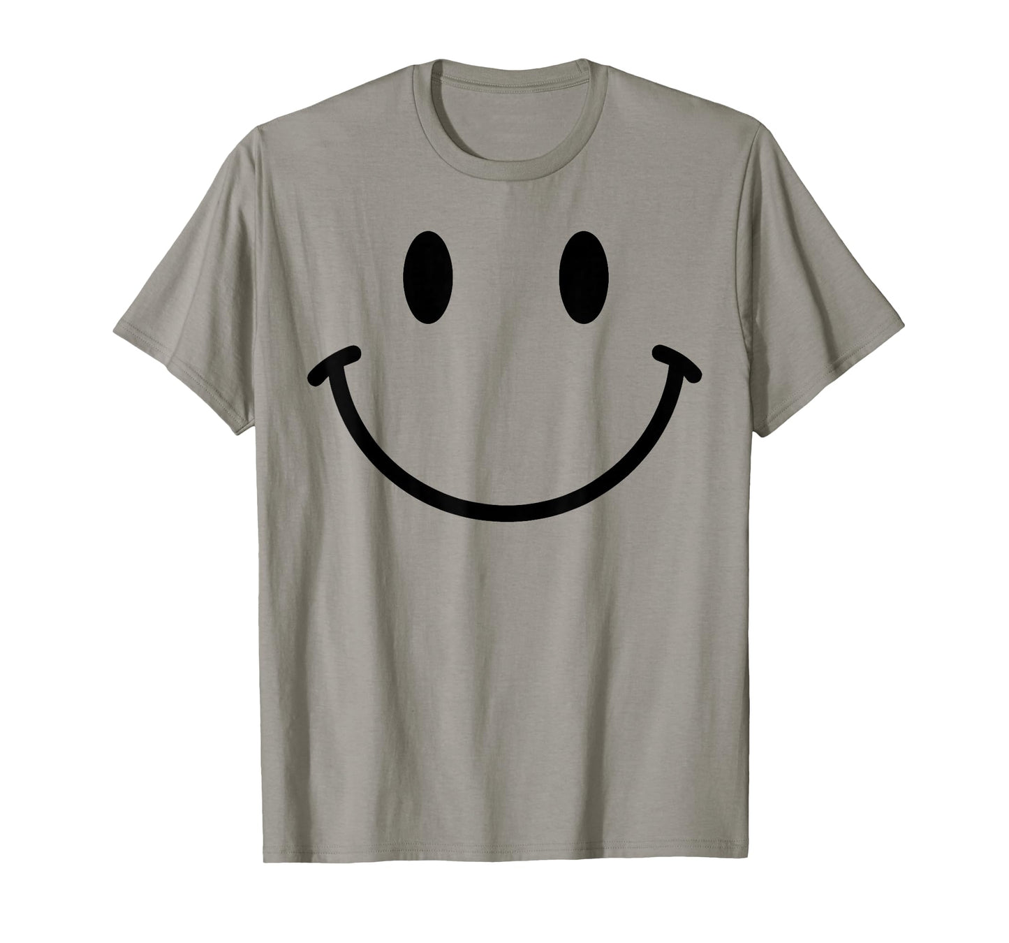 70s Yellow Smile Face Happy Smiling Positive Retro Funny T-Shirt