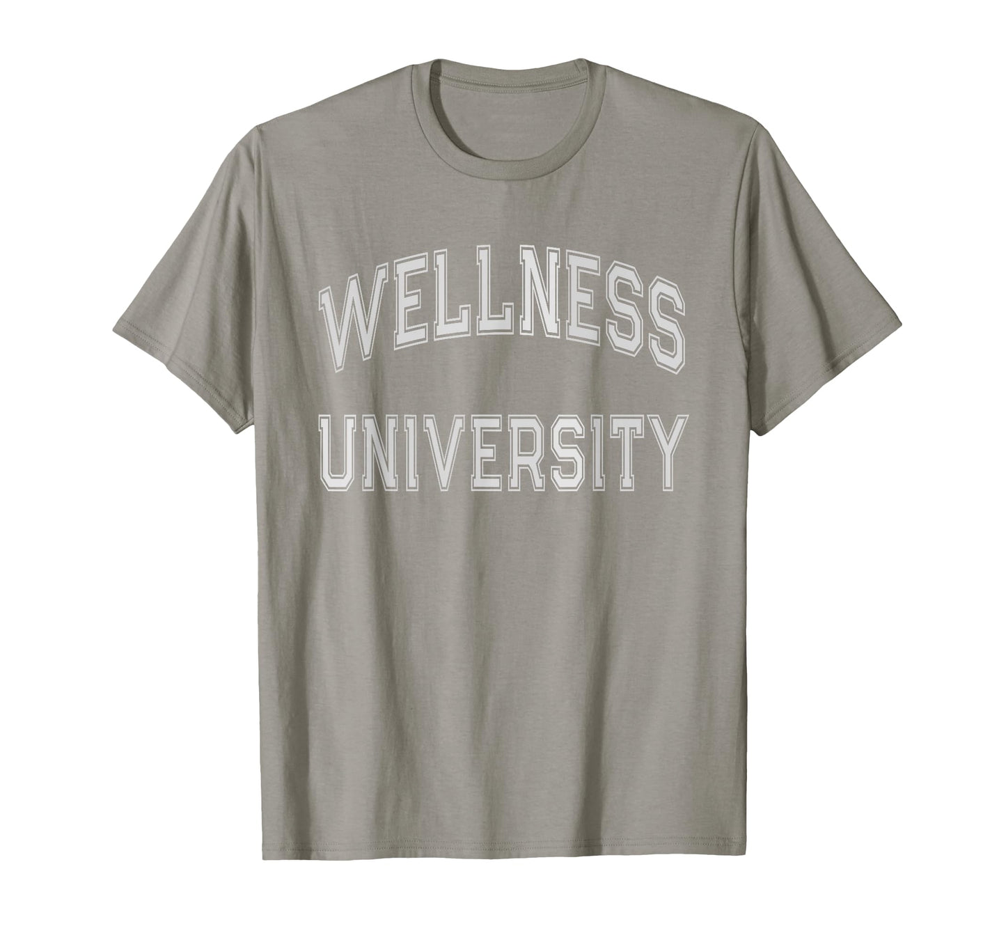 WELLNESS UNIVERSITY Squad Fitness Coach Gym Health Trainer T-Shirt