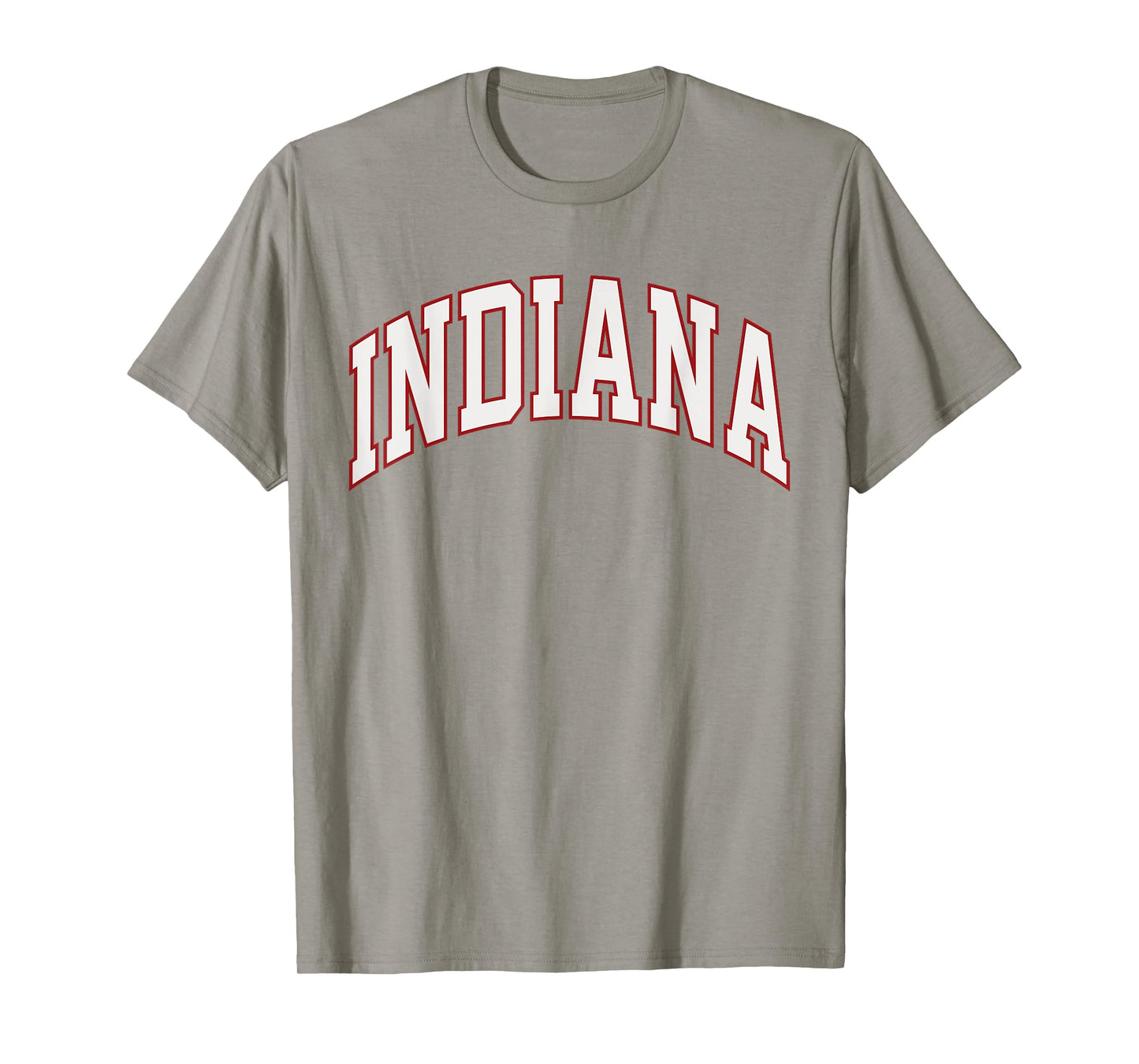 Retro Indiana Men Indiana Women Vintage Red White Souvenir T-Shirt