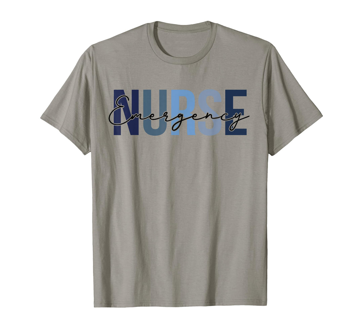 Cute Nurse Apparel Leopard Emergency Nurse Retro T-Shirt for Women, White, Small