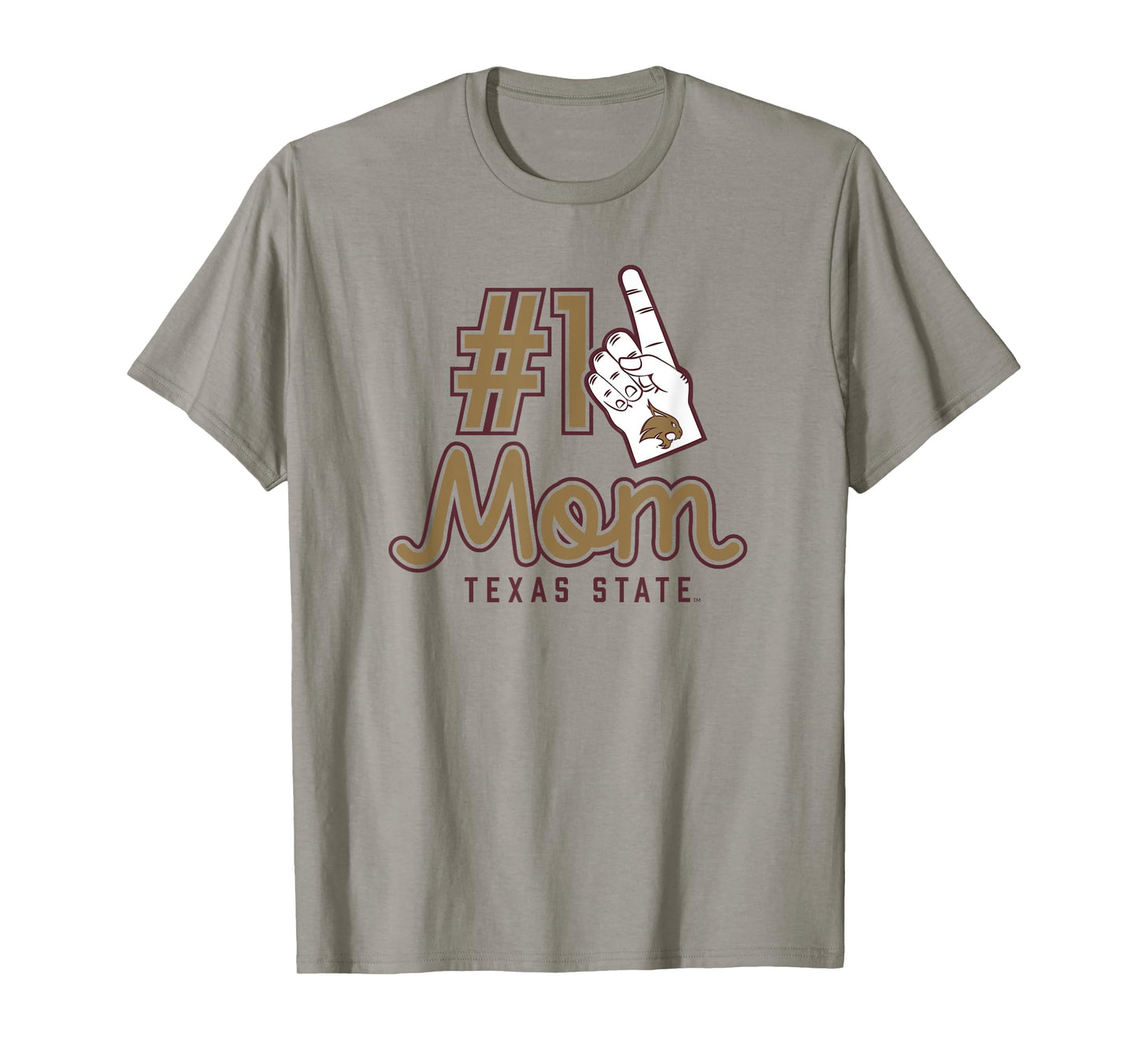 Texas State University Bobcats #1 Mom T-Shirt