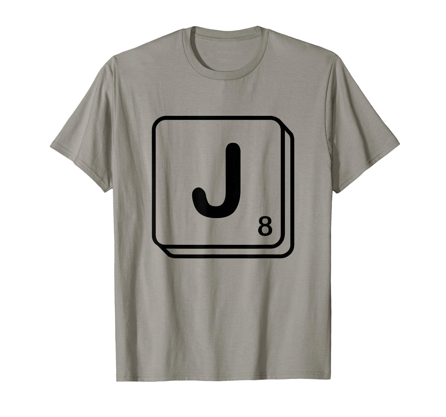 Letter J Word Game Tile T-Shirt