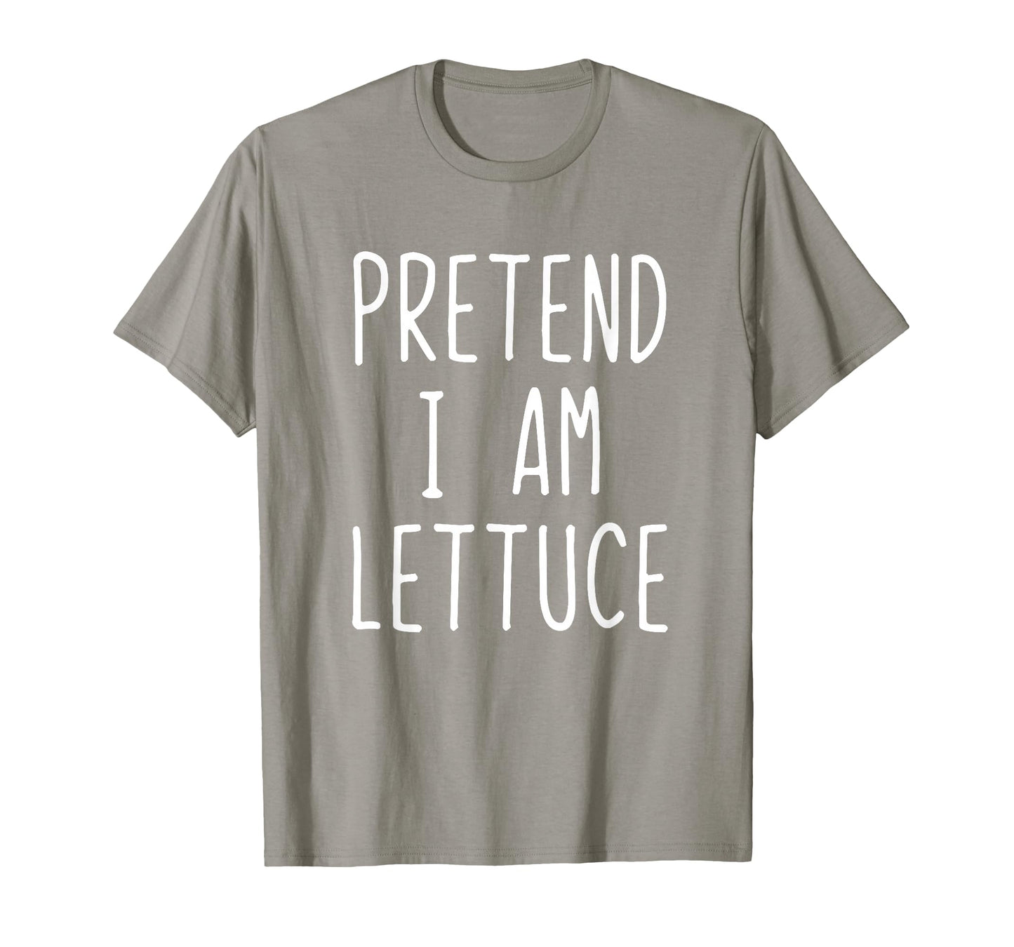 Pretend I'm Lettuce Costume Halloween Funny Lazy Adult Kids T-Shirt