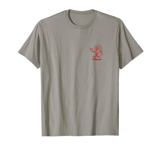 Funny Padel The Glass Shirt Retro Mascot Padel Tennis Player T-Shirt