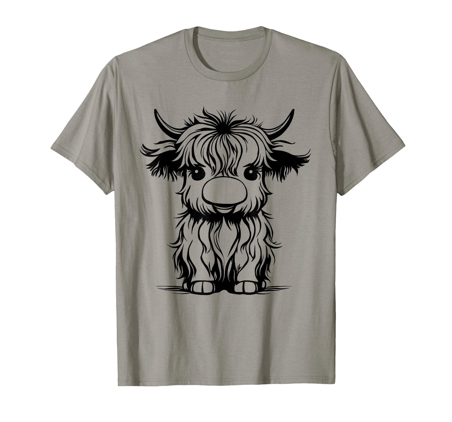 Cute Highland cattle Cow Funny Highland Cow T-Shirt