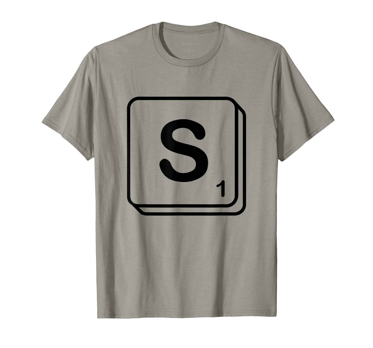 Letter S Word Game Tile T-Shirt