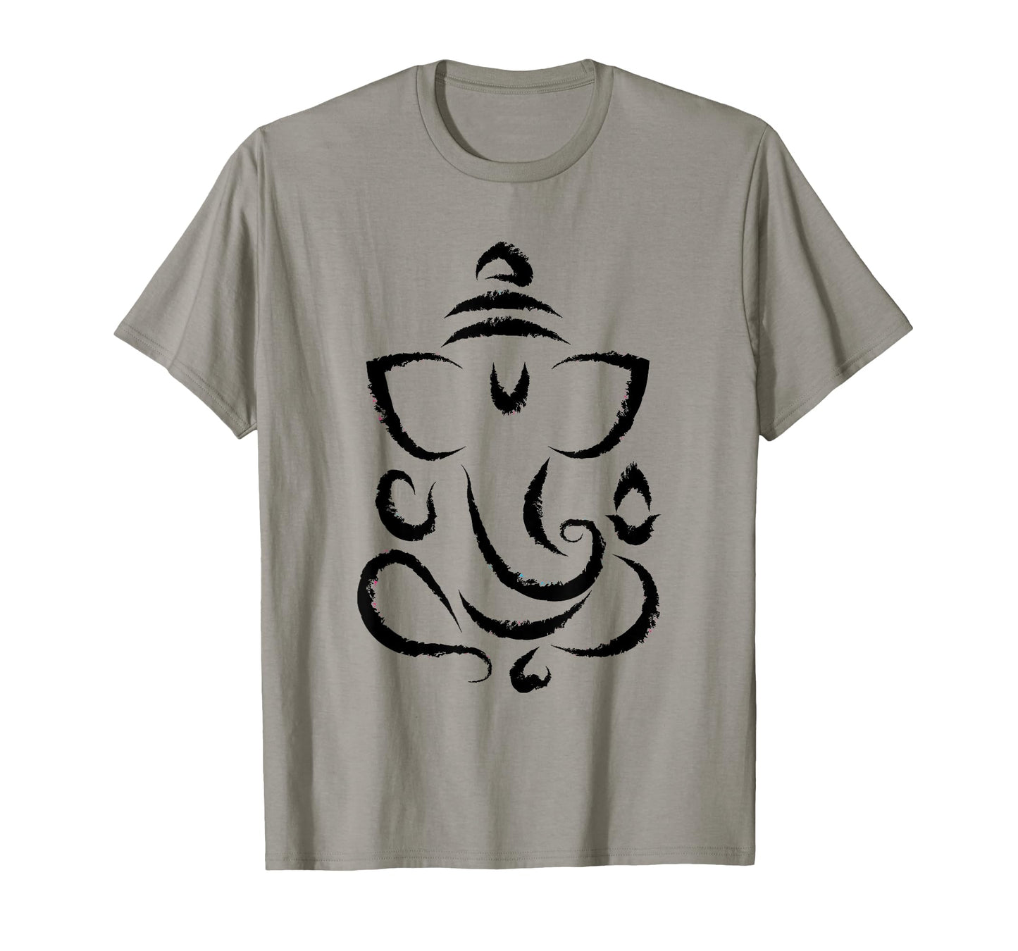 Yoga Hindu Indian Meditation Deepavali Diwali Rangoli Ganesh T-Shirt