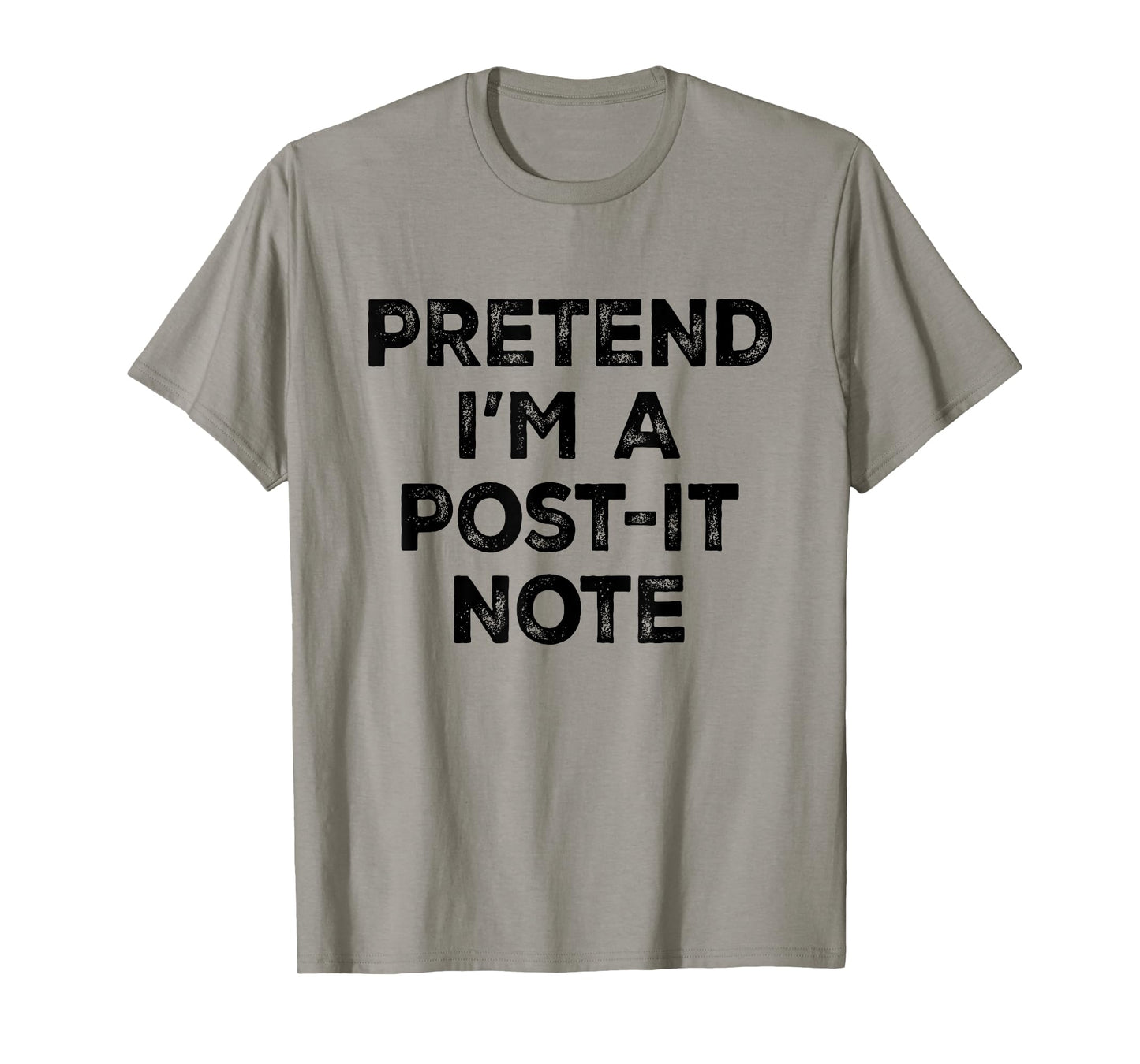 Pretend I'm A Post-it Note Lazy Halloween Costume T-Shirt