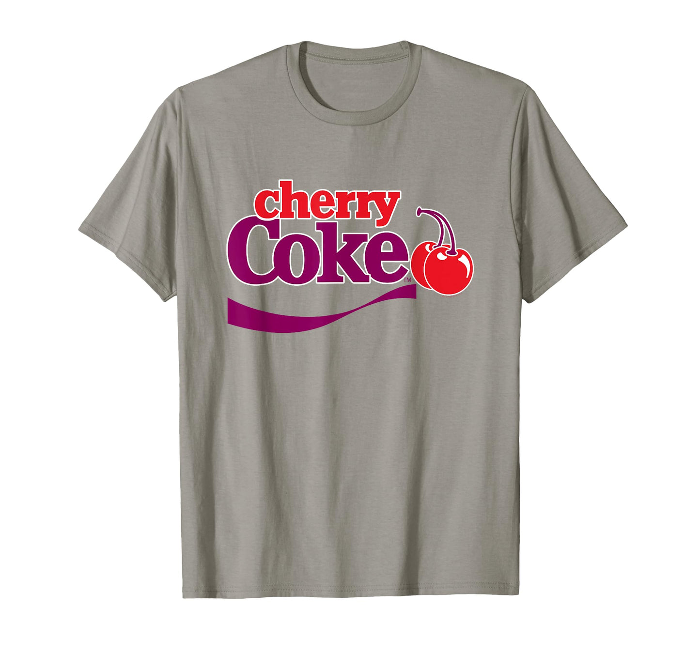 Coca-Cola Cherry Coke 90s Bold Purple Red Design T-Shirt