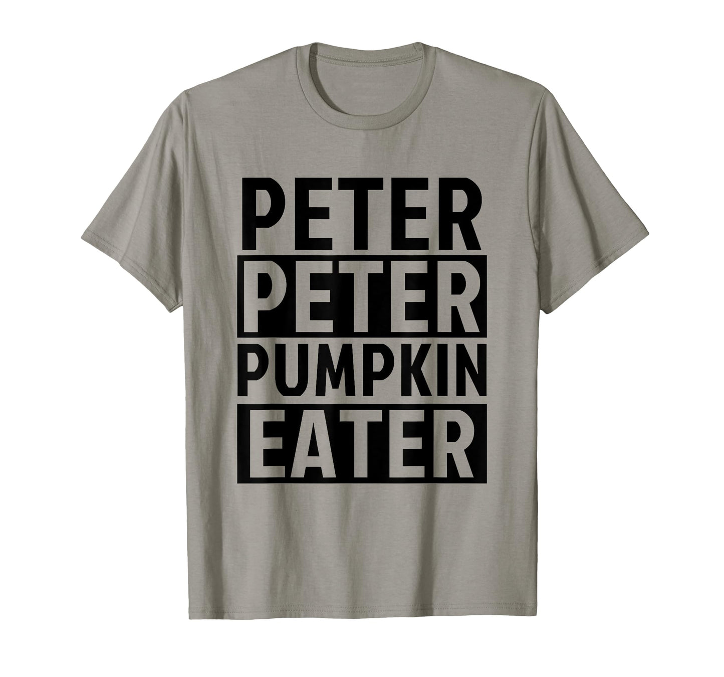 Halloween Couples Costumes for Adults Peter Pumpkin Eater T-Shirt