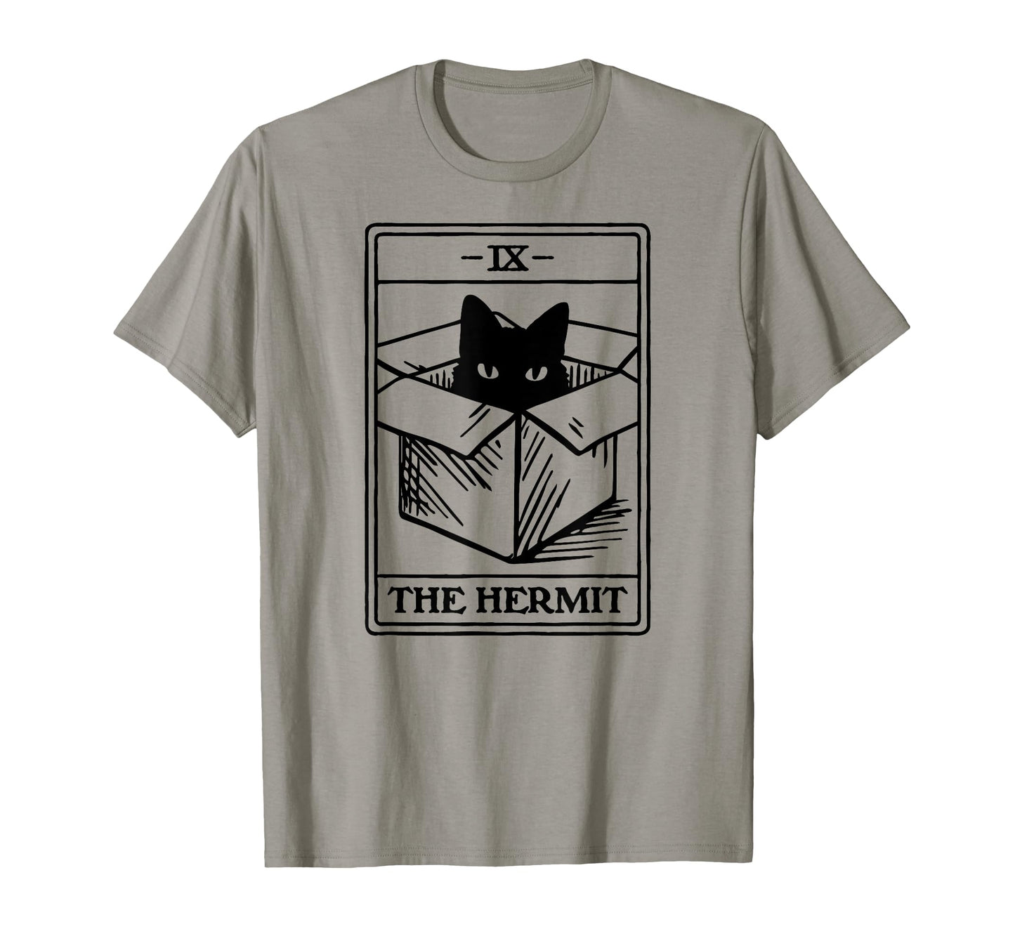 Hermit Cat Tarot Card T-Shirt