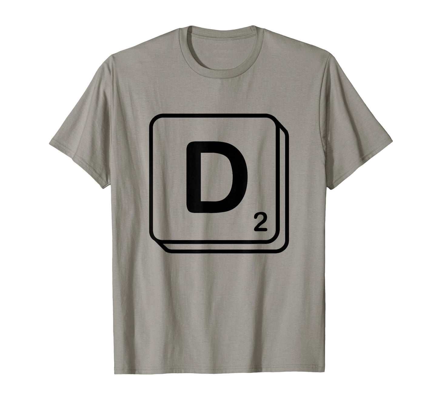 Letter D Word Game Tile T-Shirt