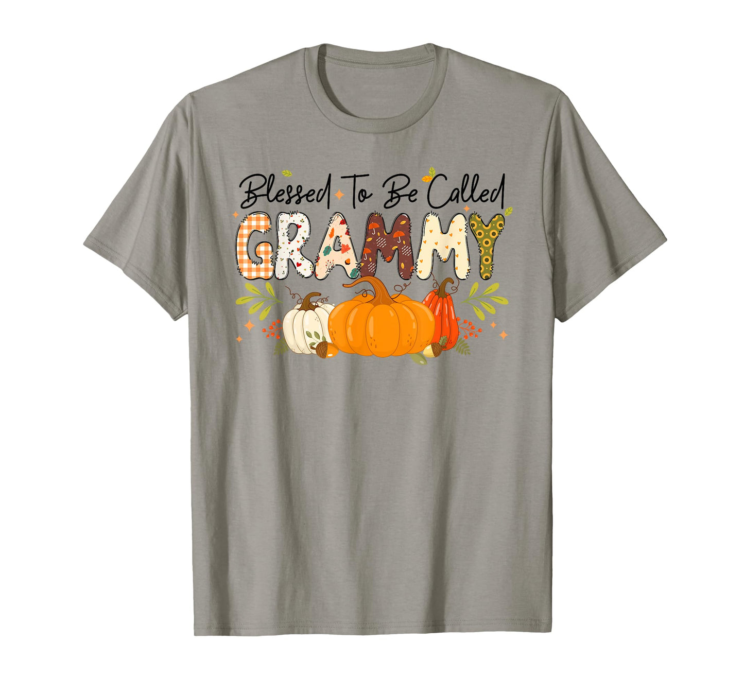 Blessed Grammy Pumpkin Fall Autumn Thanksgiving Mom Women T-Shirt