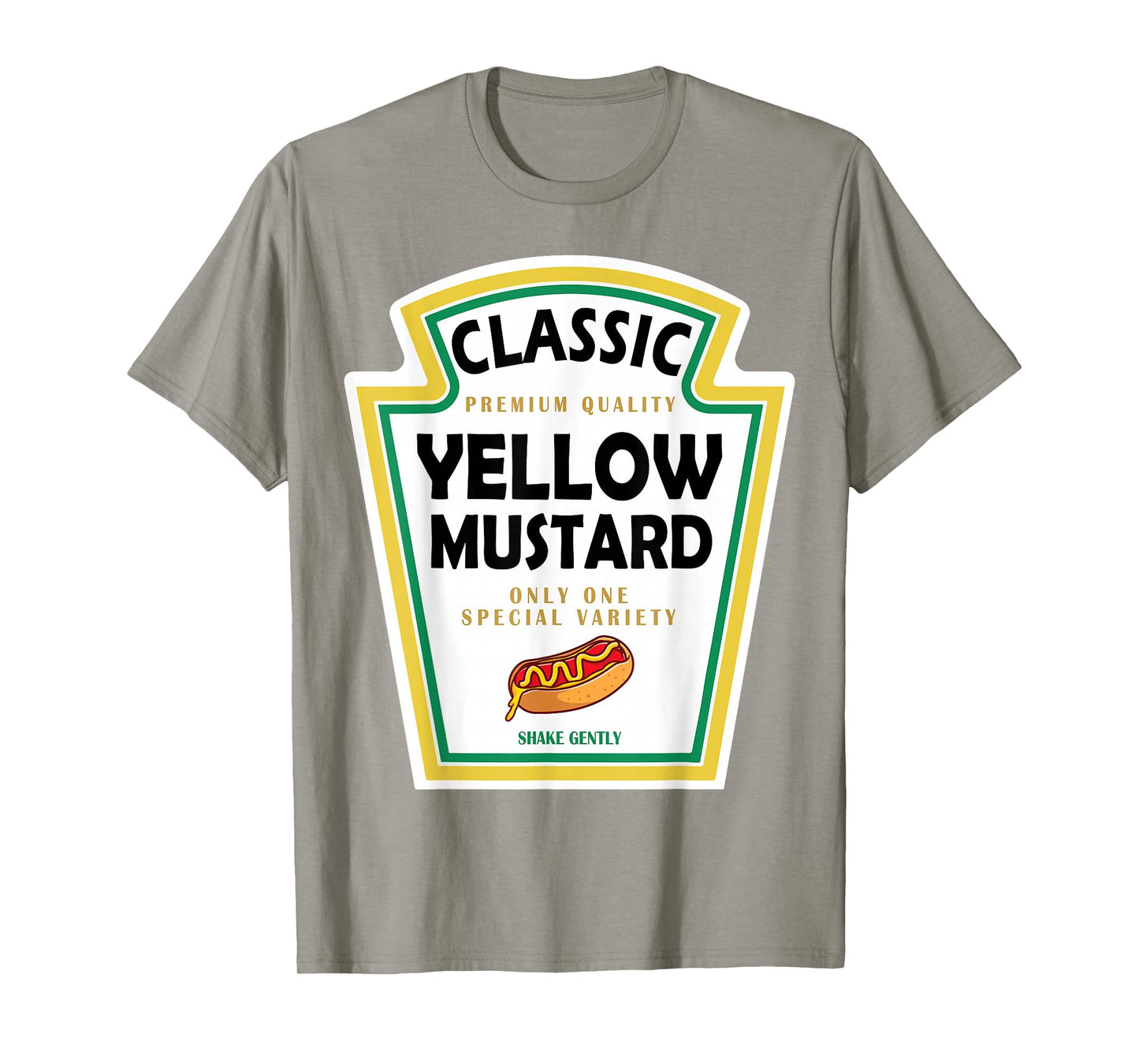 Yellow Mustard DIY Halloween Costume Matching Group Mustard T-Shirt