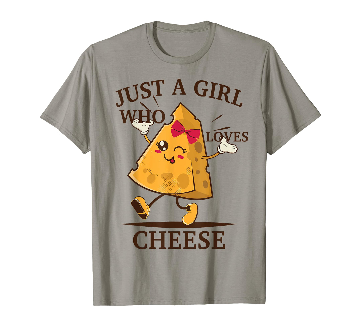 Just A Girl Who Loves Cheese Toddler Kids Women Funny T-Shirt
