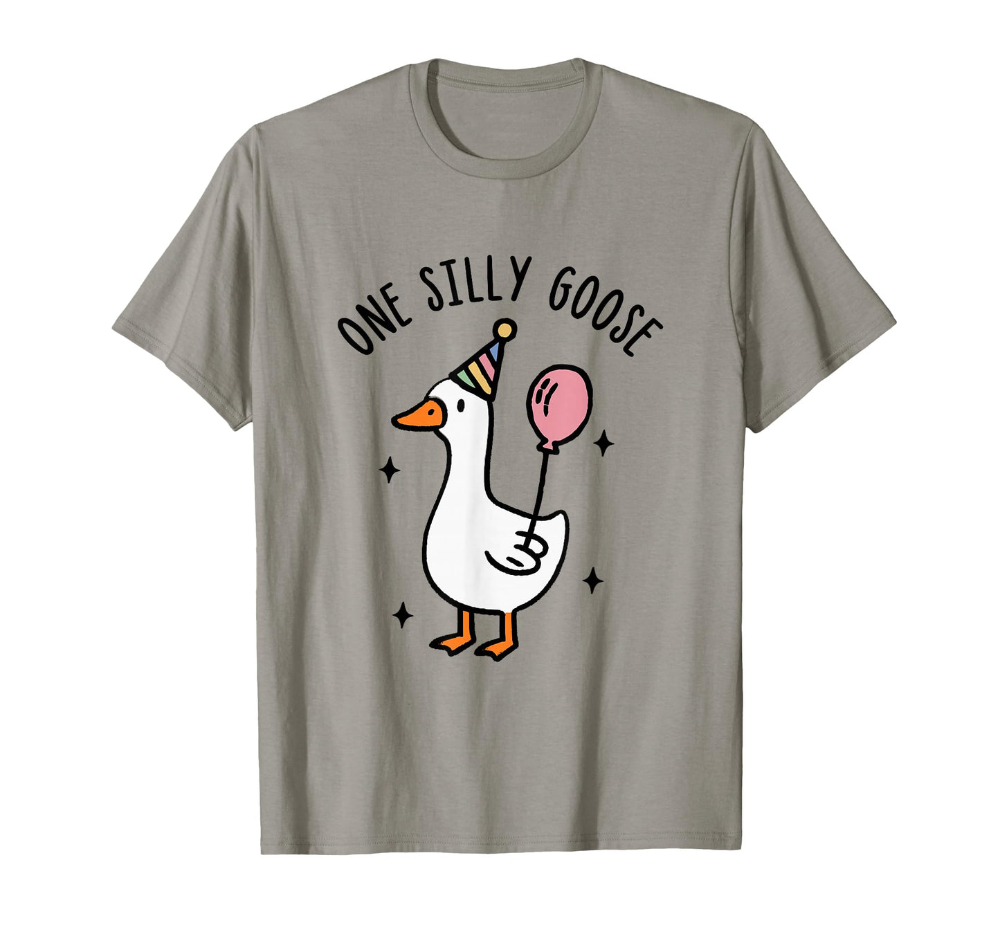 One Silly Goose Funny 1st First Birthday T-Shirt