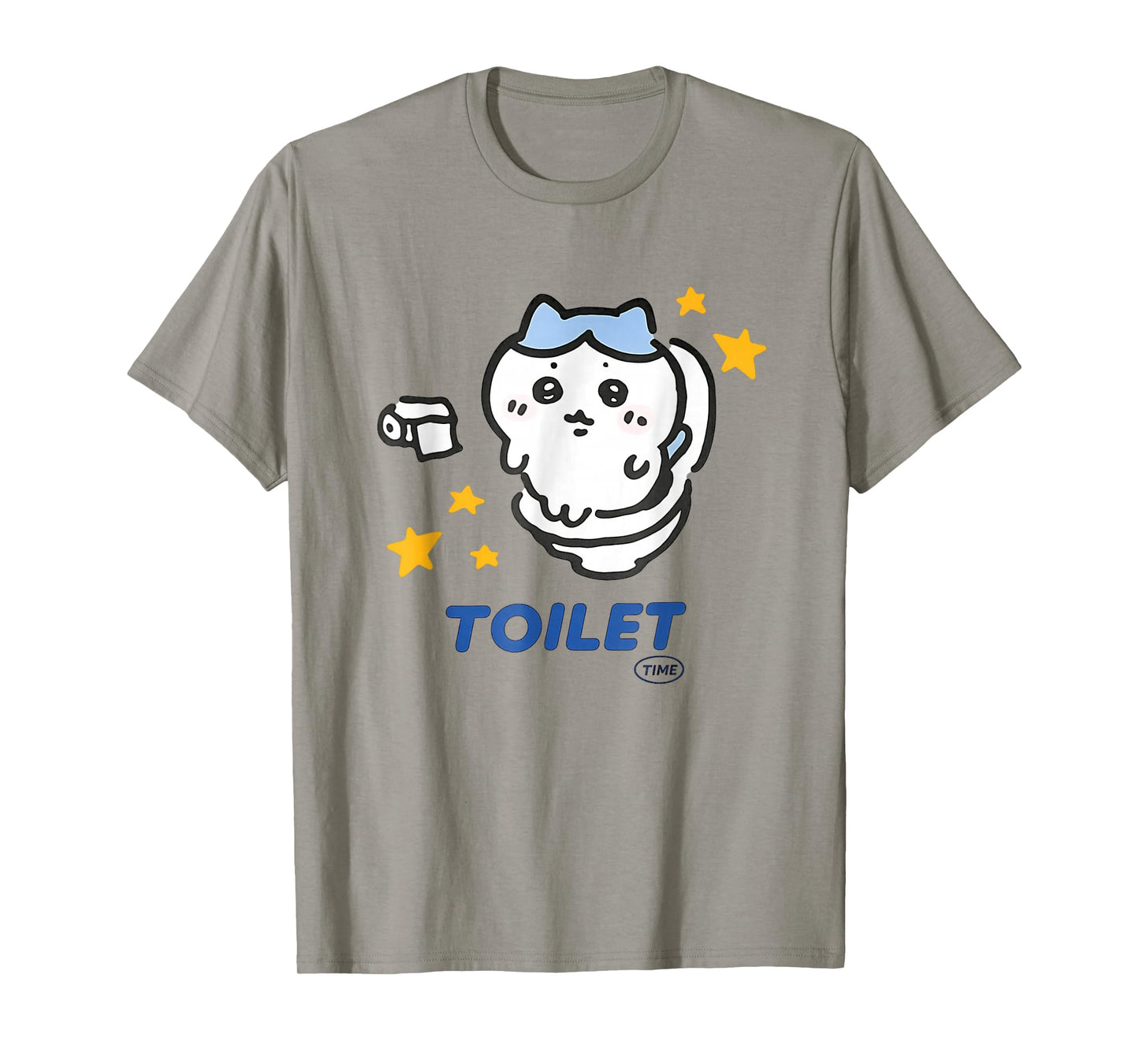 Toilet Time Chikawa Meme Funny Tee T-Shirt
